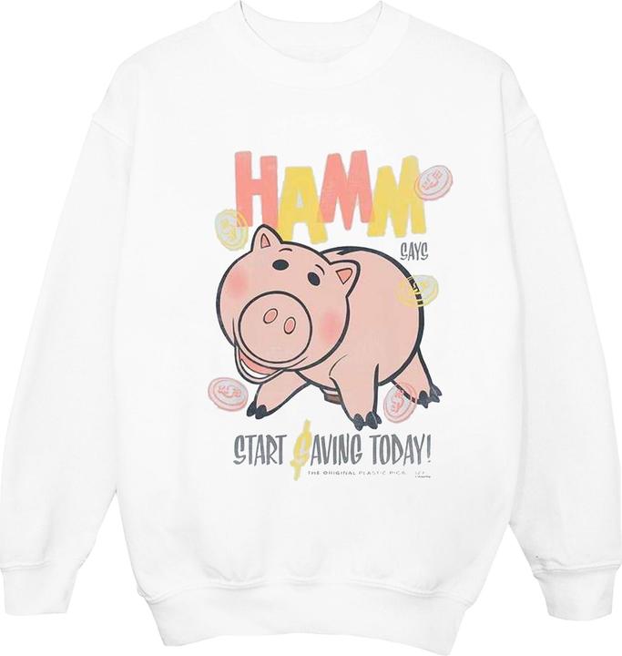 Actual product image Disney Womens/Ladies Toy Story 4 Hamm The Piggy Bank Sweatshirt (M)
