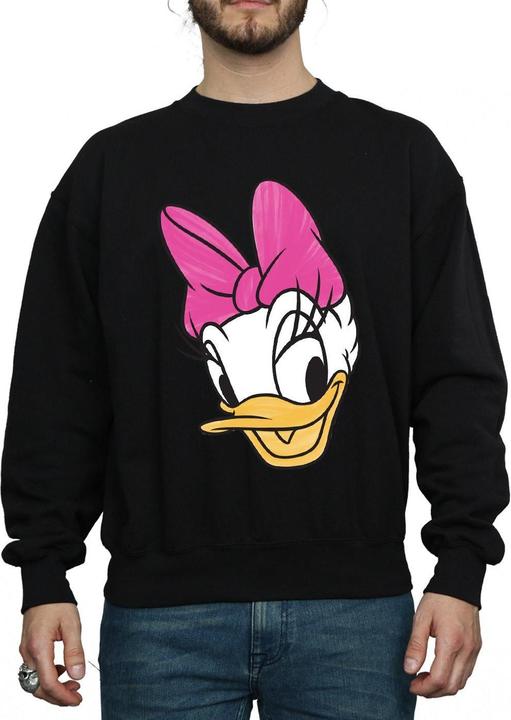 Actual product image Disney Mens Daisy Duck Head Painted Sweatshirt (3XL)