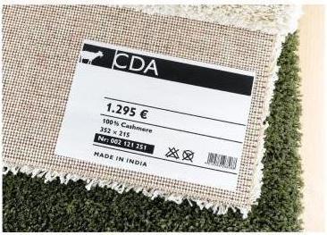 Actual product image HERMA A4 removable name labels