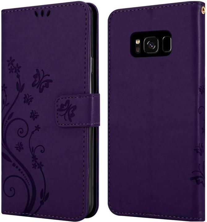 Actual product image Cadorabo Flower Book Cover (Samsung Galaxy S8)