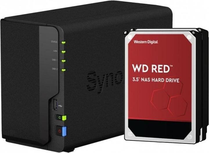 Synology DS220+ (2 x 4 TB, WD Red Plus)