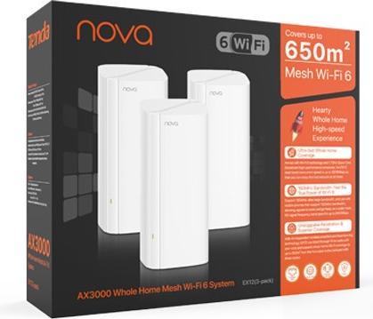 Produktbild Tenda WLAN-Router WLANRouter EX12-3 EX123