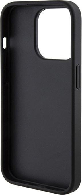 Produktbild Guess GUHCP15XPGS4TDK iPhone 15 Pro Max 6.7" czarny/black hardcase Grip Stand 4G Triangle Strass (Apple iPhone 15 Pro Max)