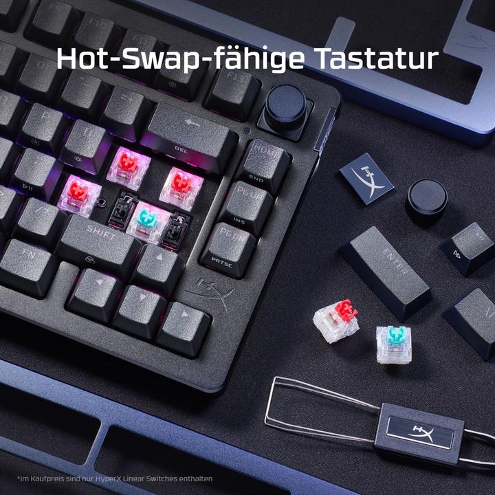 Actual product image HyperX Alloy Rise Gaming (DE, Cable)