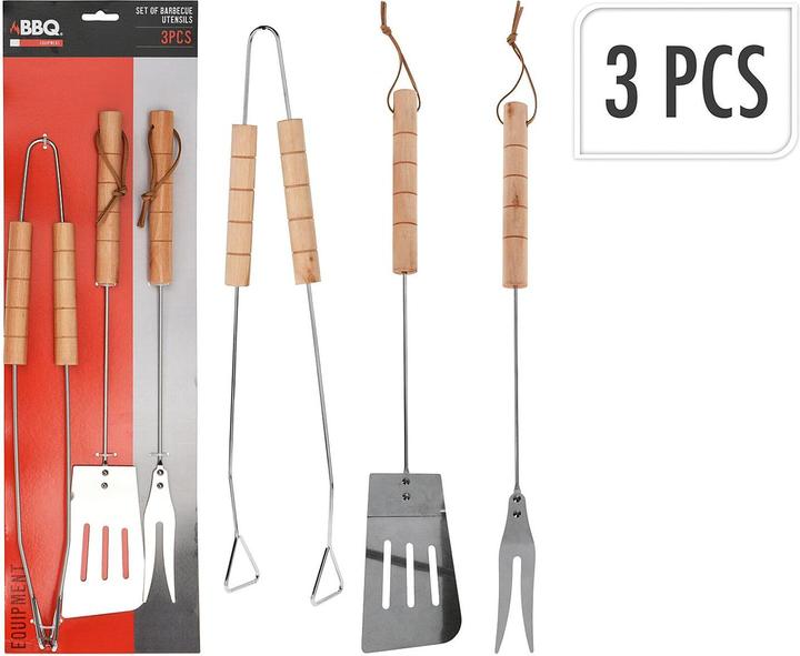 Produktbild Grillzubehör Holz 3er Set