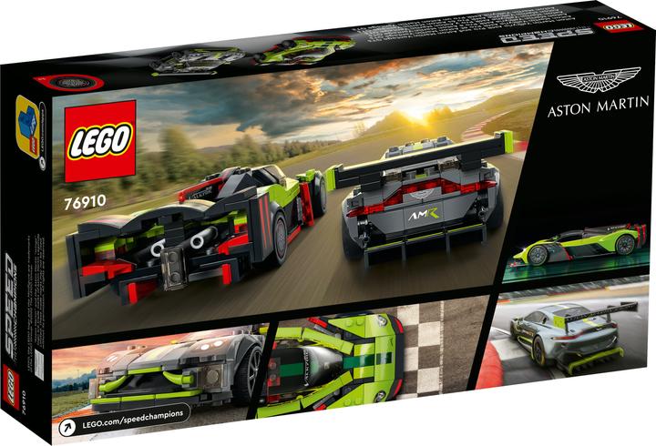 Productafbeelding LEGO Aston Martin Valkyrie AMR Pro & Aston Martin Vantage GT3 (76910, LEGO Snelheidskampioenen)
