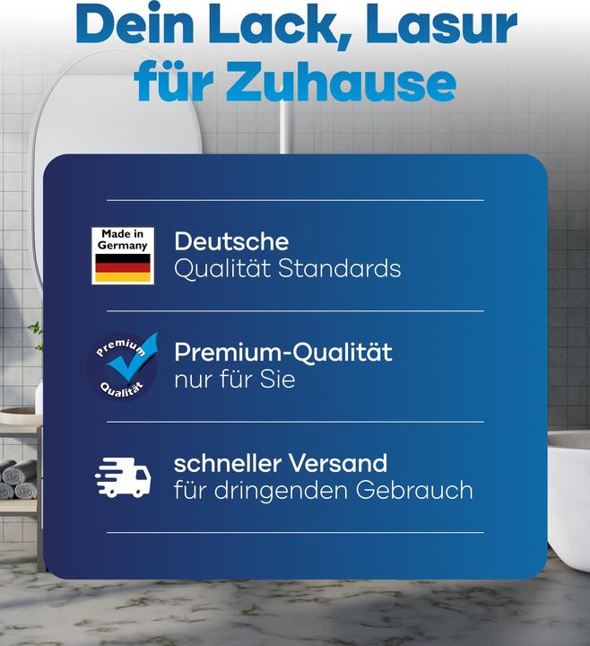 Produktbild Plid Fliesenlack 2,25l Anthrazit glänzend, für ca. 23m² / Fliesenfarbe Lack Küche/Bad (Anthrazitgrau, 2.25 l)