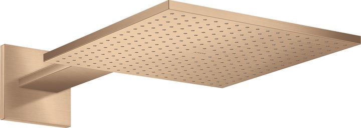 Produktbild hansgrohe Kopfbrause 300/300 2jet AXOR mit Brausearm Wandmontage brushed bronze (2 Strahlarten, 19 l/min)