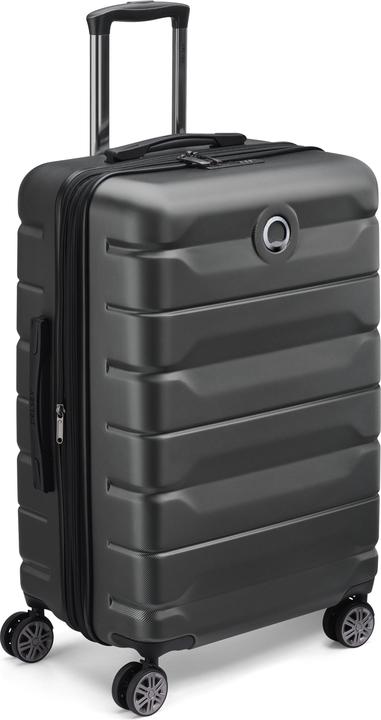 Delsey Air Armour Expandable -matkalaukku, musta (79 l, XL (ab 115l))