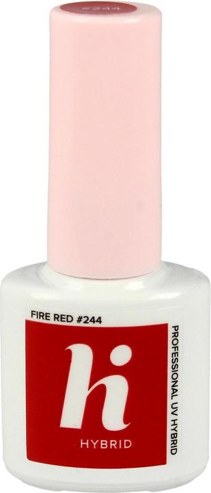 Produktbild Hi Hybrid-Lack #244 Feuerrot 5ml (Feuerrot, UV-Gel Lack)