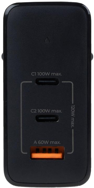 Produktbild Onit USB-Wandladegerät Trial QC5.0 120 W GaN Schwarz (120 W)