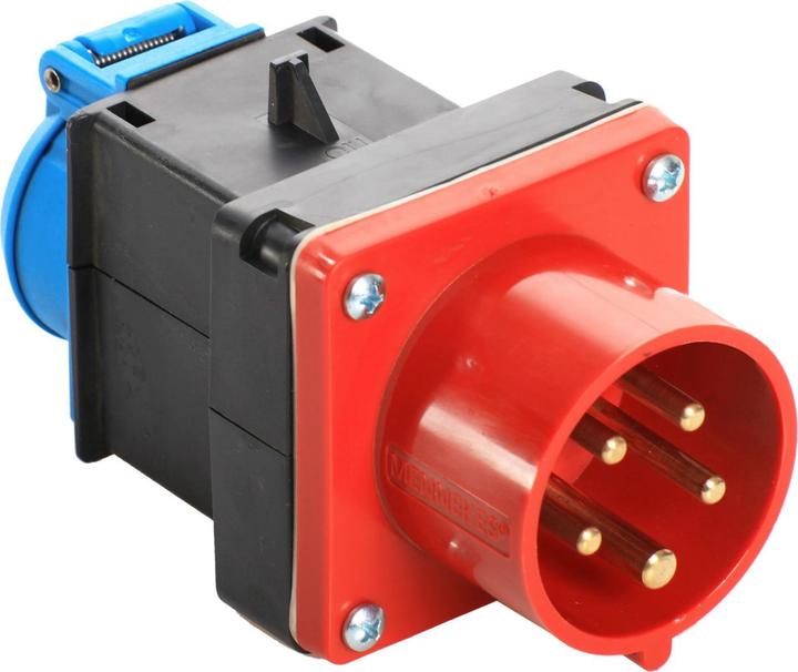 Actual product image As - Schwabe asSchwabe Adapter 400V 16A CEE plug Schuko socket (CEE 7/3, CEE)