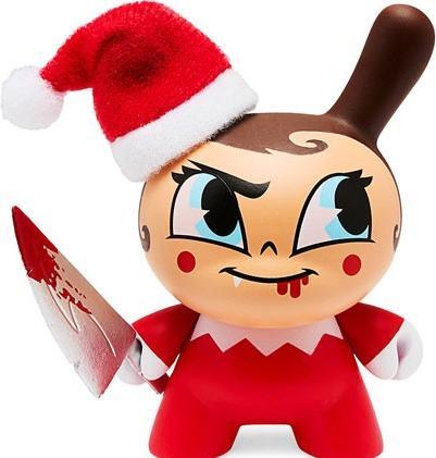 Immagine prodotto Kidrobot Dunny: Holiday 2022 - Go Elf Yourself Evil Edition Figura artistica in vinile da 3 pollici