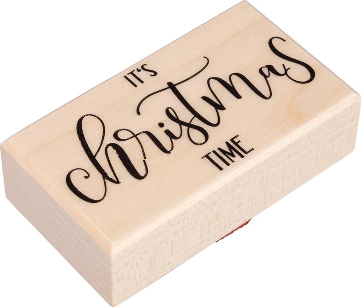 Actual product image Butterer Stamp "It's christmas time