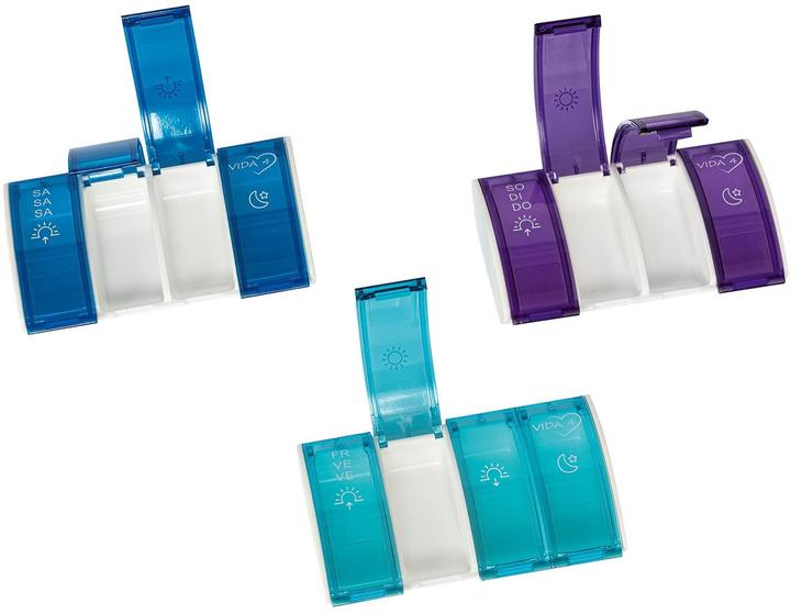 Produktbild Anabox Medidispenser 7 Tage, Vida 4, 4 Fächer/Tag, deutsch/französisch/italienisch (1 Stk)