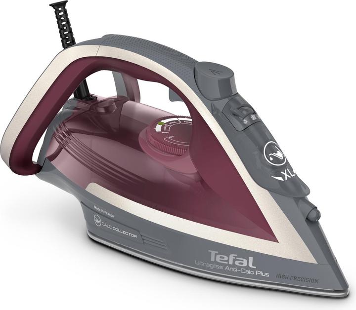 Produktbild Tefal Ultragliss Anti-Calc Plus FV6840E0 iron Steam iron 2800 W Purple, Silver (2800 W, 260 g/min)