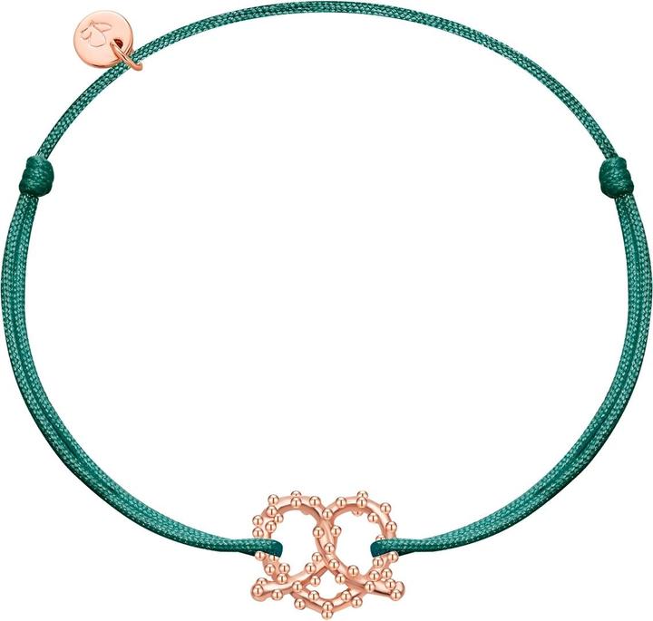Actual product image Glanzstücke München Ladies bracelet heart pretzel - 36390 (22 cm, Sterling Silver)