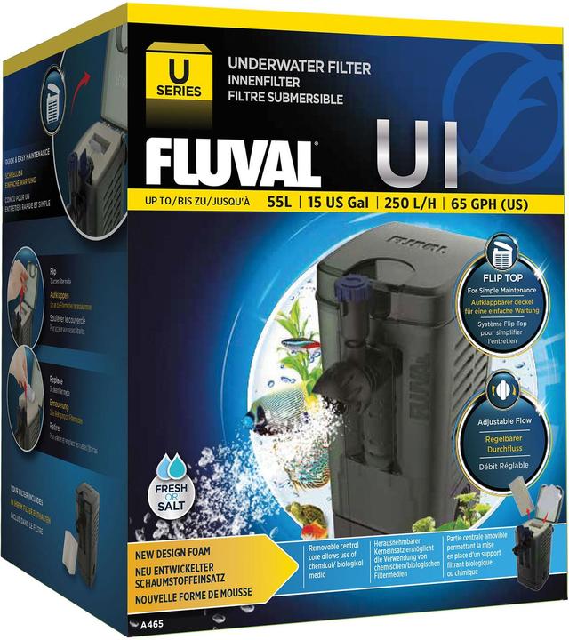 Fluval U1 (55 l, Filtri interni, Acqua dolce, Acqua marina)