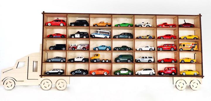 Actual product image Holzecke Toy Shelf for Toy Cars