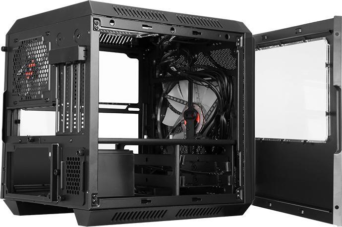 Produktbild Itek Boitier Cube Micro ATX QBO 8 Evo RGB avec fenêtre (Noir) (mATX, Mini-ATX)