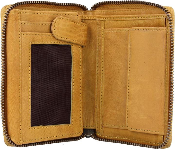 Actual product image Greenburry Vintage Washed leather wallet 10 cm
