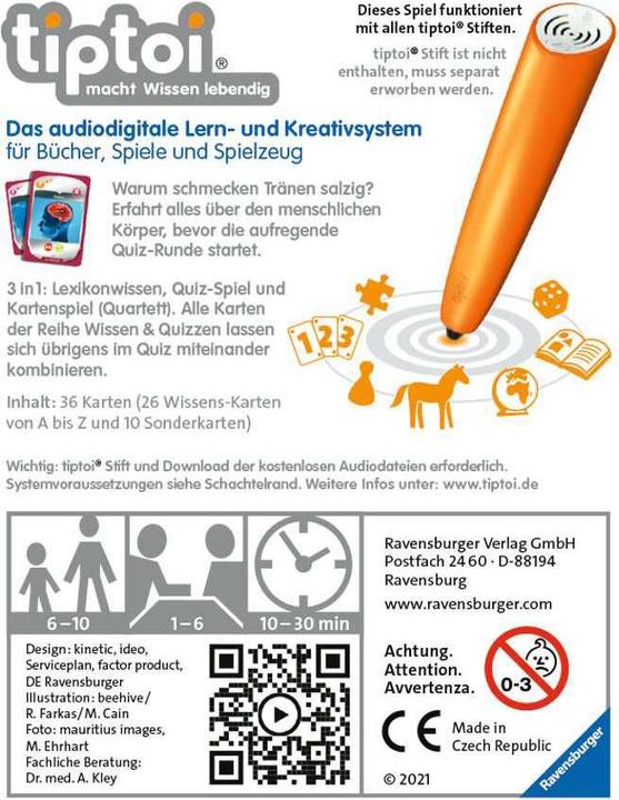 Produktbild tiptoi Menschlicher Körper (Deutsch)