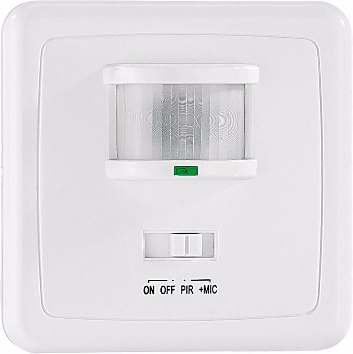 Produktbild Revolt 4er-Set Automatische Lichtschalter mit PIR- und Akustik-Sensor (12 m)