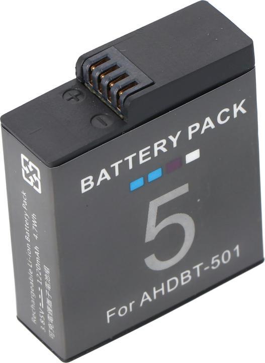 Immagine prodotto AccuCell Batteria GoPro Hero 5, AABAT-001 (Accumulatore di carica elettrica)