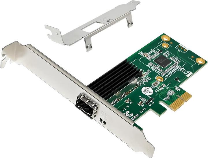 Actual product image InLine Gigabit network card, 1x SFP, PCIe x1, incl. low profile slot bracket (PCI Express 2.1)