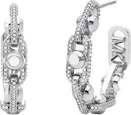 Actual product image Michael Kors - Circle earrings with cubic zirconia Astor Link MKJ8407CZ040