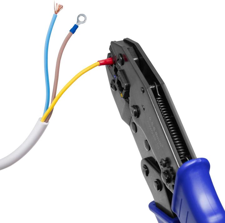 Image du produit tectake Pince à sertir, pince à sertir, outil de coupe de fil, coupe-fil. (220 mm)
