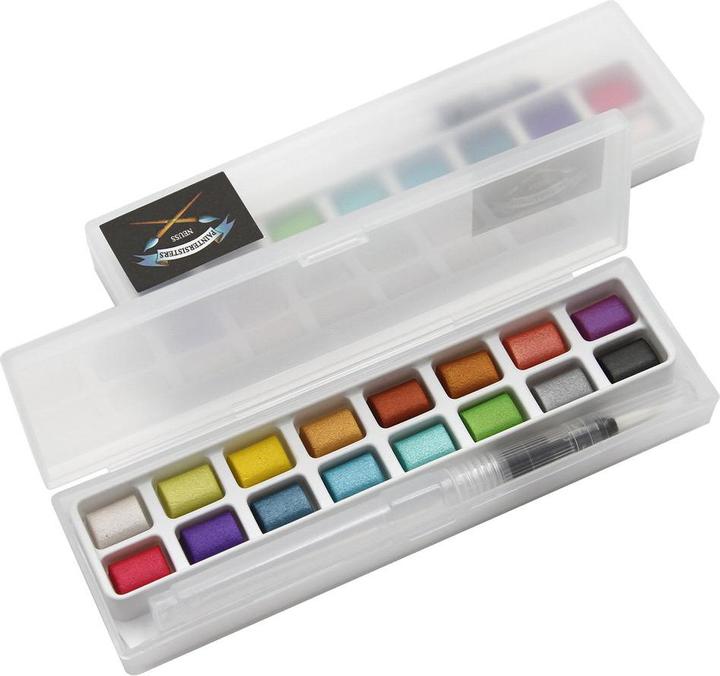 Paintersisters Watercolour box (Multicolor, Metallic)