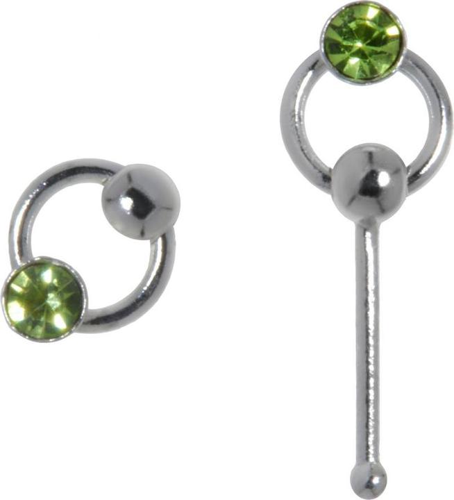 Produktbild Bijouteria Nasenpiercing (Kristall, Silber 925)