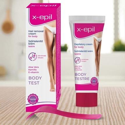 Produktbild X-epil Hair Removal Cream 75ml - Non-Burning Gentle Hair Remover for Sensitive Skin (75 ml)