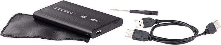 Actual product image Xystec 2.5" aluminum hard drive enclosure USB 2.0 for SATA hard drives (2.5")