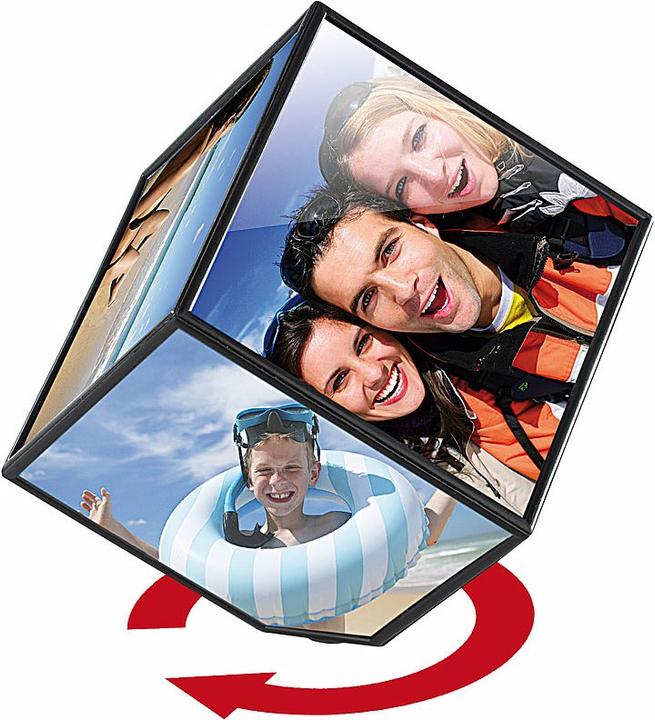 Actual product image Your Design Self-rotating photo cube for 6 picture motifs (10 x 10 cm)