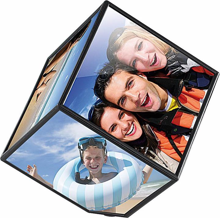 Actual product image Your Design Self-rotating photo cube for 6 picture motifs (10 x 10 cm)