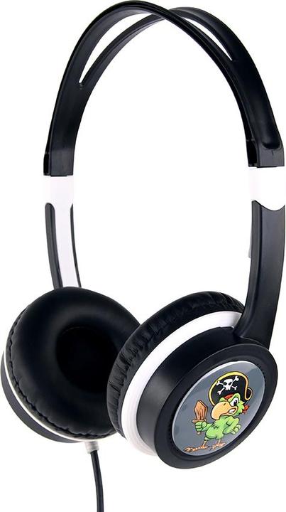 Gembird Kids Headphones With VolumeLimiter - MHP-JR-BK (No noise cancelling, Cable)