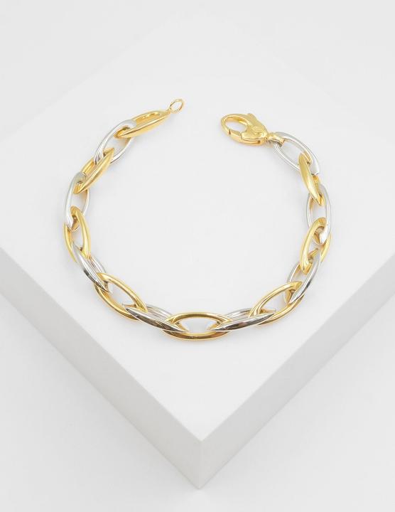 Muau Fantasie (19 cm, 750, Weissgold, 18K Gelbgold)