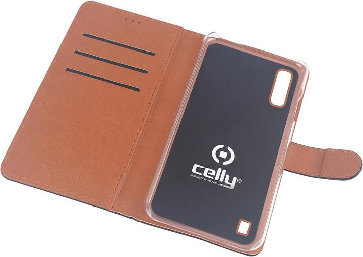 Actual product image Celly Wally Cover for Samsung Galaxy A10 - Black (Samsung Galaxy A10)