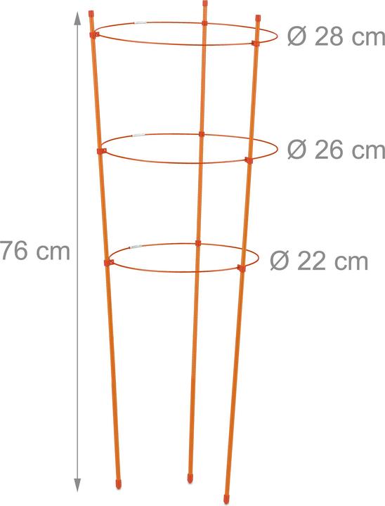 Actual product image Relaxdays 6x garden trellis (28 cm, 28 cm)