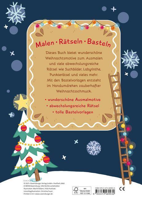 Actual product image Ravensburger Painting - Riddles - Handicrafts: Christmas