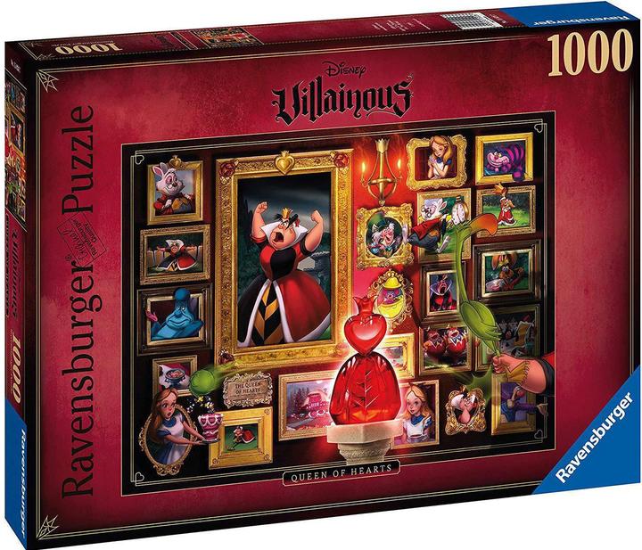 Actual product image Ravensburger Disney Villainous: Queen of Hearts (1000 pieces)