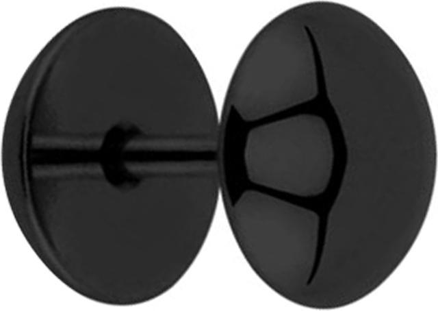 Immagine prodotto Star Piercing Finto tappo emisfero nero (senza ottone, Acciaio chirurgico 316L)