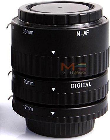 Actual product image Meike Converter spacers Macro Af autofocus Do Nikon (s) (Macro intermediate ring, Nikon F)