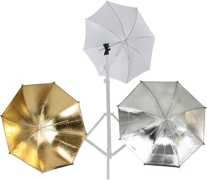 Actual product image Walimex Flash and umbrella holder set, 4pcs. (Protective film)