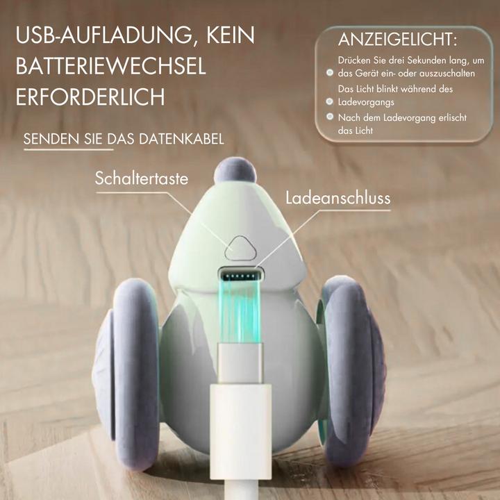 Produktbild Suba Interaktives Katzenspielzeug, LED-Leuchtmaus, Elektrische, USB Aufladbar
