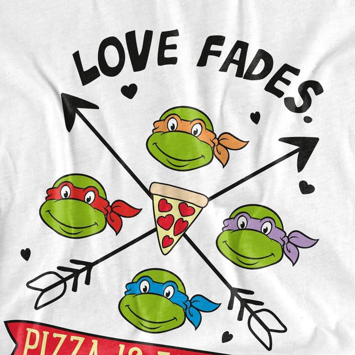 Actual product image Teenage Mutant NT Unisex Adult Pizza Is Forever T-Shirt (M)