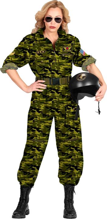 Widmann Kampfjet Pilotin Overall - Militär (S, M, L, XL)