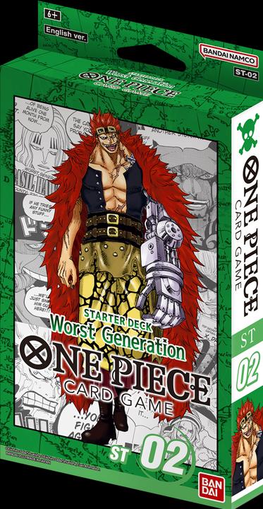 Produktbild One Piece TCG - Starter Deck: Worst Generation ST02 (Englisch, Booster Pack)